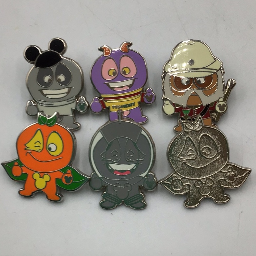 Disney Trading Pin Deebees Hidden Mickey Pin Kungalooshee Orange Bird Rocketee